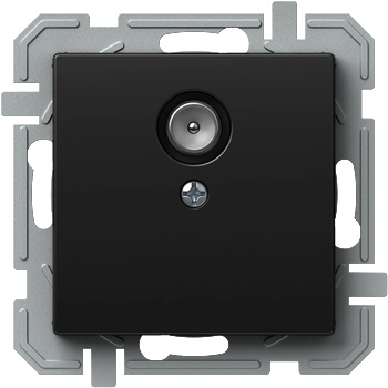 Image 1 of TEM РОЗЕТКА TV КРАЙНА 0dB TEM KQ10BKXO ЧЕРЕН (KQ10BKXO)