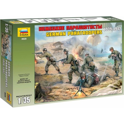 Zvezda German Paratroops WWII 1:35 3628 – Hledejceny.cz