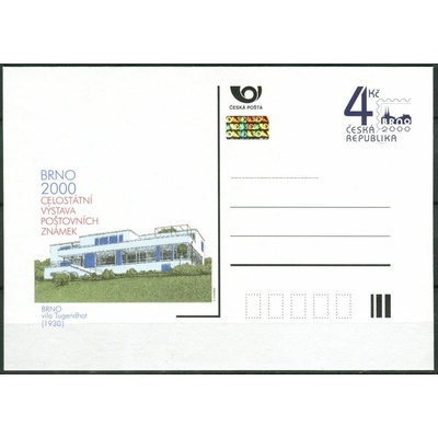 Česká pošta (1999) CDV 48 ** - Výstava poštovních známek Brno - Vila Tugendhat - razítko