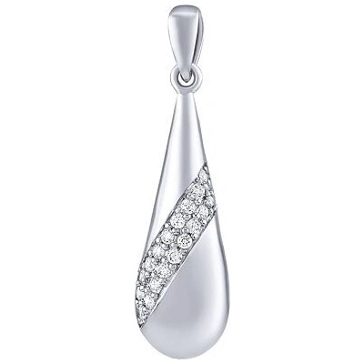 SILVEGO Strieborný prívesok Quilla s Brilliance Zirconia FW15230P