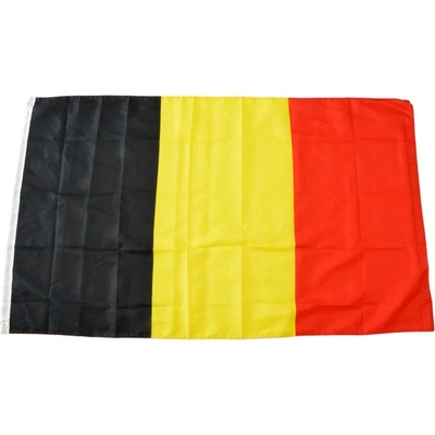 Vlajka, polyester, obojstranná potlač, Belgicko, 150x90cm