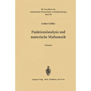 Funktionalanalysis Und Numerische Mathematik | Lothar Collatz (ISBN: 9783642533327)
