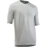 Northwave Мъжка фланелка с къс ръкав за колоездене Northwave Xtrail Jersey Short Sleeve Cycling jersey - Light Grey / Sand (056-3995-0214)