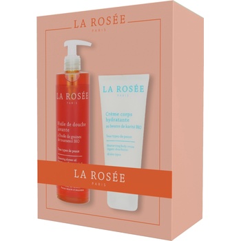 La Rosée Комплект - Душ олио и Хидратиращ крем за тяло, 400 + 200 ml