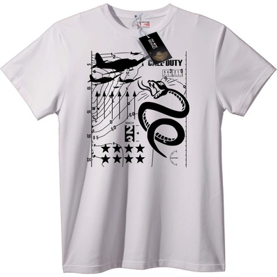 NOONEBRAND Тениска Call of Duty Змия - 2XL, Black