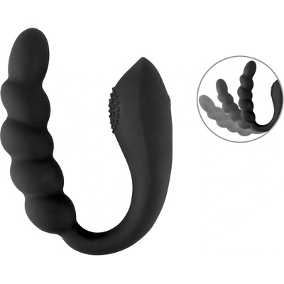 Black Velvets Bendable Dual Stimulator Black