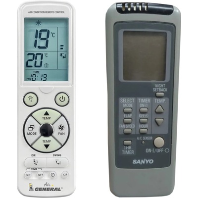 General Sanyo rcs-3s1, sap-k97ghs5a/e - луксозно с подсветка дистанционно управление (rcs-3s1, sap-k97ghs5a/e)