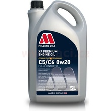 Millers Oils XF PREMIUM C5/C6 0W-20 5 l