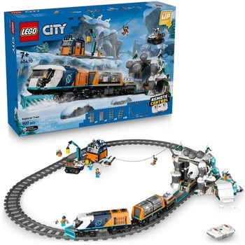 Image 1 of LEGO® City - Explorers' Arctic Polar Express Train (60470)