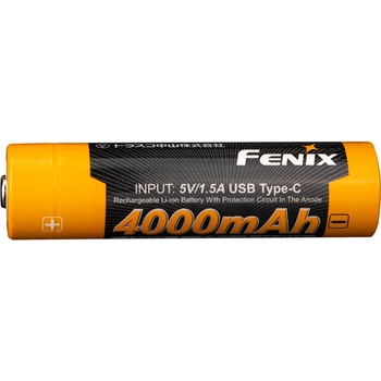 Fenix Акумулаторна USB-C батерия Fenix 18650 4000 mAh (Li-Ion) (FE18650LI40USBC)