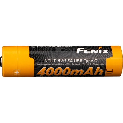Fenix Акумулаторна USB-C батерия Fenix 18650 4000 mAh (Li-Ion) (FE18650LI40USBC)