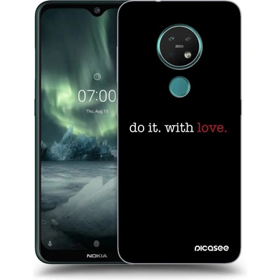 Púzdro Picasee silikónové Nokia 7.2 - Do it. With love. čiré