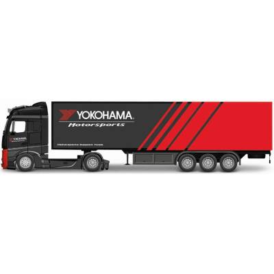 Bburago 1:43 Truck with trailer MB Actros Gigaspace Firestone