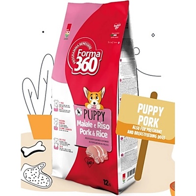 Forma puppy 2-12 měsíců vepřové s rýží 12 kg