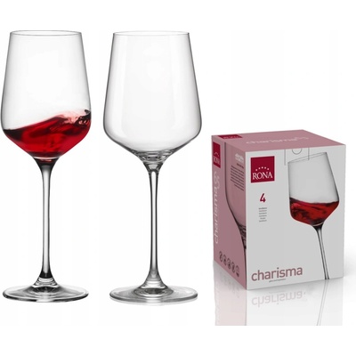 RONA Skleničky na víno univerzální CHARISMA 4 x 450 ml