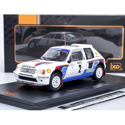 Ixo Models Peugeot 205 T16 No.2 Rallye Monte Carlo A.Vatanen/T.Harryman 1985 1:24