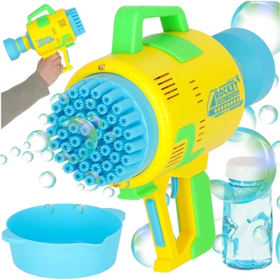 Hračka bublifuk ROCKET BUBBLE GUN stroj na výrobu bublin