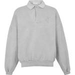 Fear of god essentials Блуза с яка FEAR OF GOD ESSENTIALS Men's Long Sleeve Polo Shirt - Smoke Grey