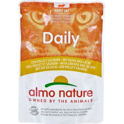 Almo Nature Daily Menu cat kura a losos 70 g