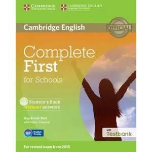 Complete First for Schools Student's Book without Answers with CD-ROM with Testbank | Guy Brook-Hart (ISBN: 9781107501256)