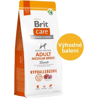 Brit Care Hypoallergenic Adult Medium Breed Lamb & Rice 14 kg