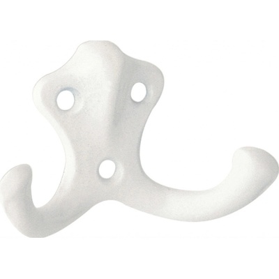 Háček 1138 kov bílý 39 mm x 65 mm x 22 mm