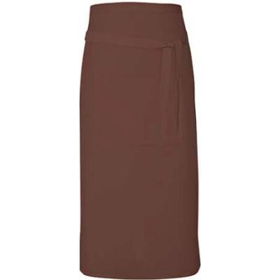 Link Kitchen Wear Gastro zástěra X985 Brown Pantone 476 90x80cm