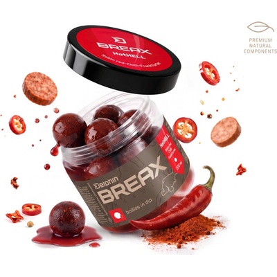 Delphin BreaX/HotHELL - Robin red-Chilli-Fr.Klobása 24 mm 200ml
