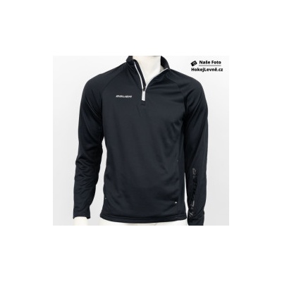 Bauer Vapor Fleece 1/4 zip TOP BLK SR