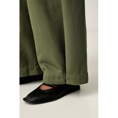 Weekend Max Mara панталон дамски от памук WKDBACCA (2625136111600)