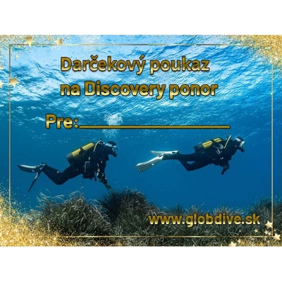 Darčekový poukaz Discover ponor