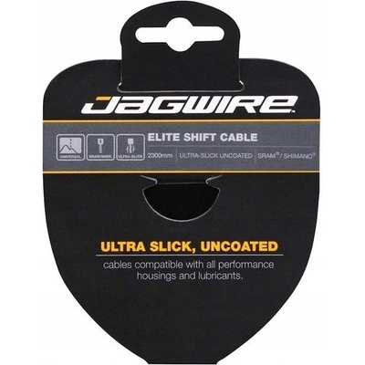 Jagwire přehazovací lanko Elite Polished Ultra-Slick Stainless 1.1x2300mm SRAM/Shimano – Zboží Dáma