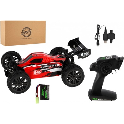 Bonzai Auto RC Buggy Jubatus B416 terénní 4WD červené 2,4GHz RTR 1:14