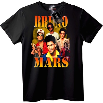NOONEBRAND Тениска на Bruno Mars - M, Black