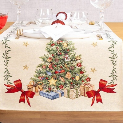 Evenit Gobelínová šerpa behúň Felicity Bavlna/Acryl/Pes 45x140 cm