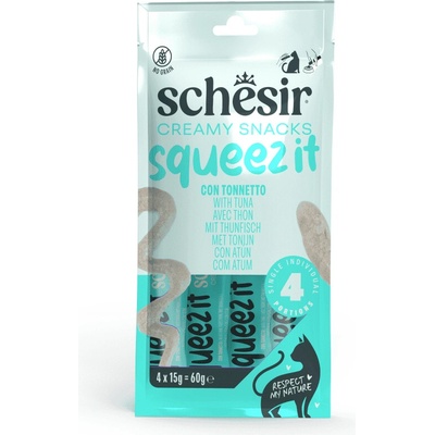 Schesir Squeez It Tuňák 4x 15 g
