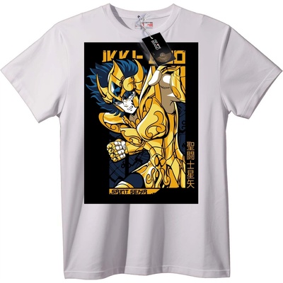 NOONEBRAND Тениска Saint Seiya Златен рицар - XS, Black