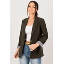 Dámske sako armonika Classic hnedá