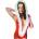 Passion Eротичен комплект Снежанка "santas girl amanda" размер s-m