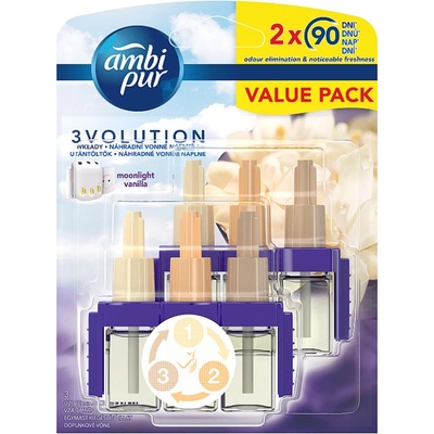 Ambi Pur 3Volution Náhradní Náplň Do Osvěžovače Vzduchu Moonlight Vanilla 40 ml