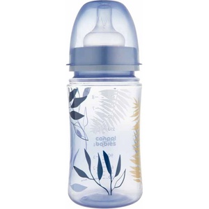 Canpol babies Бебешко антиколик шише Canpol - Easy Start, Gold, 240 ml, синьо (35/240_blu) - ozone