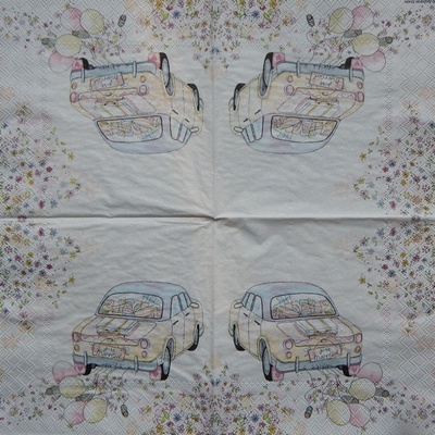Ambiente obrúsky Just married 33x33cm