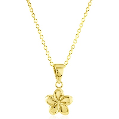 Gemmax Zlatý řetízek s květinkou GLSYN-37301-36261