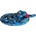 Dubi Blue coiled hose 150cm