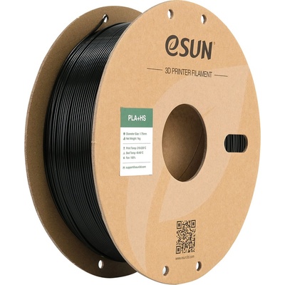 eSUN PLA+HS Black - 1, 75 mm / 1000 g (PLA+HS175B1P1)