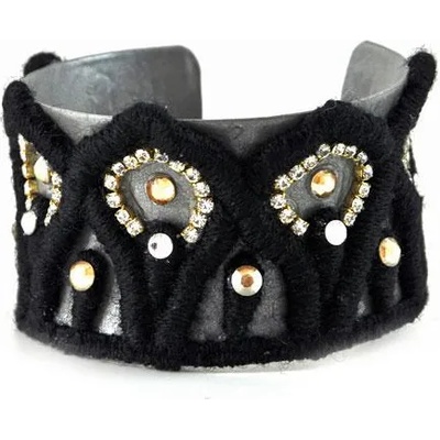 Dannyra Стилна гривна с дантела, Swarovski кристали Dannyra Jewels