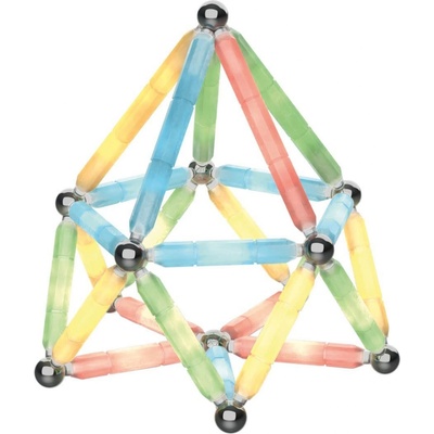 PLAYTIVE Magnetická stavebnice (svítí ve tmě)