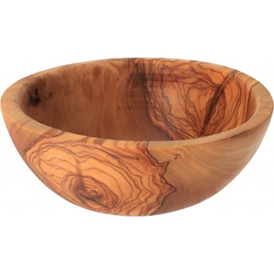 ČistéDrevo Šalátová miska z olivového dreva 20-26 cm