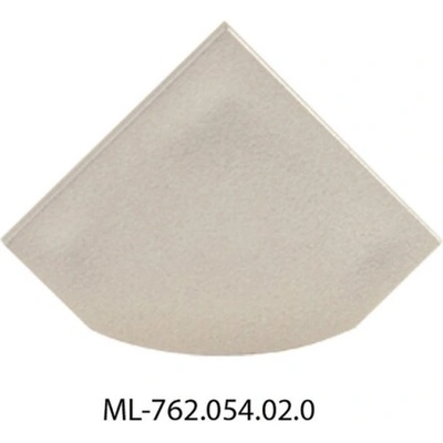 ML-762.054.02.0 Koncovka pro RT bez otvoru, stříbrná barva, 1 ks