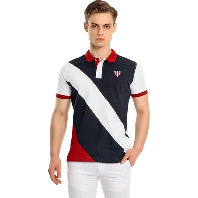 Grand Polo Club Gpc polo Мъжка тениска - Тъмно синя/Червена 21156885 (263589_Многоцветен)